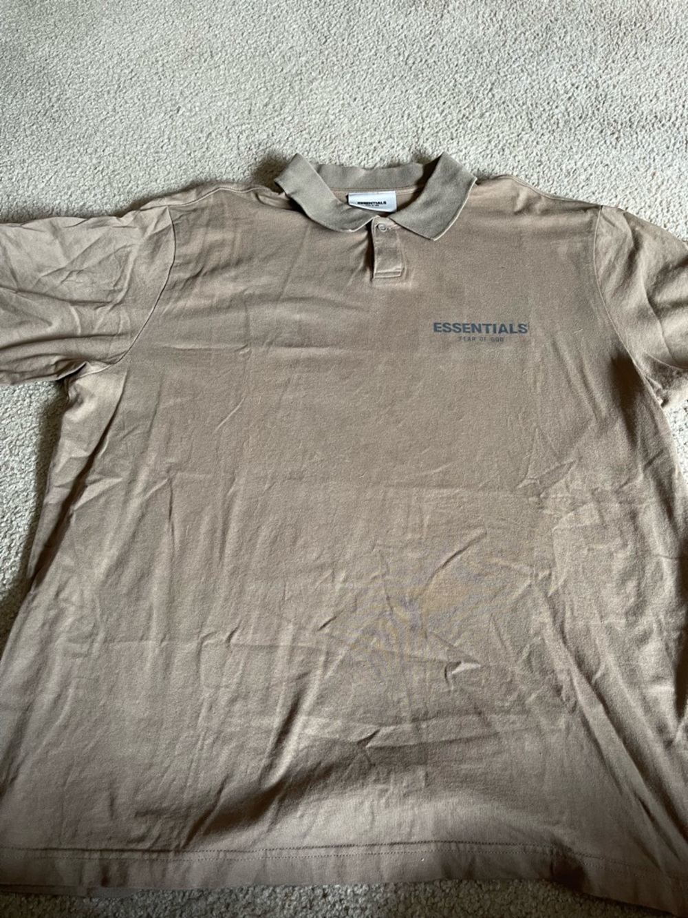 Fear of God ESSENTIALS Men’s Olive Polo